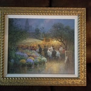 G Harvey canvas painting